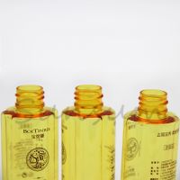 Amber Travel Pet Plastic Bottle For Hair Care