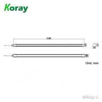 Patent Waterproof Full Spectrum T5 LED Grow Light Tube for Plant Factory