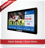 Digital Signage with Queue Status