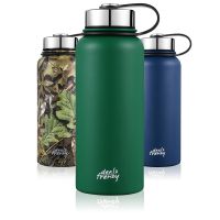 Stainless Steel Insulated Water Bottle, 32 oz Double Wall Vacuum Insulated Wide Mouth Thermos Flask for Hot &amp;amp;amp;amp; Cold Drinks, Leak &amp;amp;amp;amp; Sweat Proof, Metal Bottle with BPA Free Cap