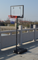 Transparent Portable Basketball Stand