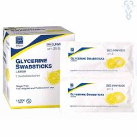 Lemon Flavoured Glycerin Oral Swabs