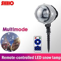 Led Module Remote Control Waterproof Snow Projection Lamp