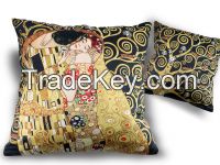 Pillow With Filling/Zipper- G.Klimt - The Kiss