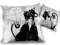 Pillow With Filling/Zipper-Cats