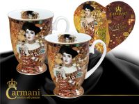 Set Of Mugs In Heart- Klimt- Adele Bloch - Bauer I