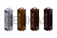 75 MM ZINC HINGE WHITE