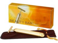 Beauty Bar 24k Golden Pulse Skin Care Gold Facial Roller Massage Japan