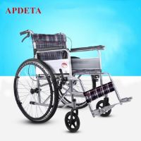 A01Cheapest  Steel Folding wheelchair hospital manual wheelchair for disabled