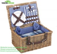 wholesale wicker picnic basket for 2person