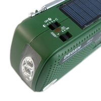 Degen De13 Fm Am Sw Crank Dynamo Solar Power Emergency Radio
