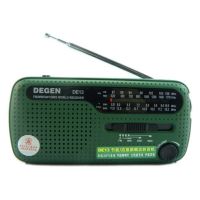 Degen De13 Fm Am Sw Crank Dynamo Solar Power Emergency Radio