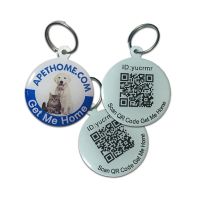 Personalized Dog Tags and Cat Tags Stainless Steel Smart Pet ID Tag QR Code Scanned GPS Location
