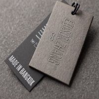 Garment Paper Hang Tags For New Clothing Brands 