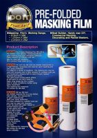 Pre-folded Masking Film/Plastic Film/ Hand Masker