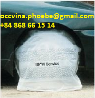 Disposable Plastic Car Wheel Covers