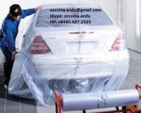 Coreless auto paint masking film/Painters plastic masking film for car painting protection