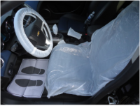 Plastic Car Seat Cover (Clean Kit 5 in 1)