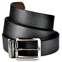 ARIZIC BLACK LEATHER BELT 