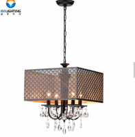 Factory price square contemporary modern led crystal chandelier