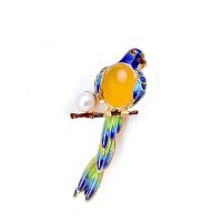 Cloisonne Enamel Jewelry Fashion Bird Brooch For Women