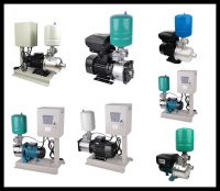 water pump pressure controllers, variable frequency drive inverters and VFD water pumps