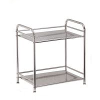 2 Tire Stainless Steel Microwave Oven Shelf
