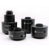 0.35X 0.5X 0.65X 1X C Mount Microscope Camera Adapter Adjustable Trinocular Microscope Reduction Lens for Olympus Microscope SZX AX CX BX MX