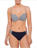 BEACH COUTURE Printed Molded Bikini Top