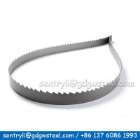 Hardened and tempered strip steel for band saw blade