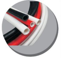 silicone rubber fiberglass(inside rubber outside fiber)sleeving