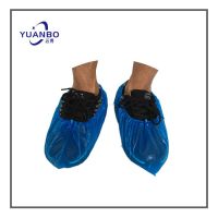 Disposable CPE Blue Shoe Cover