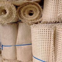 Rattan cane webbing bleached and unblenched Natural and forest handmade product
