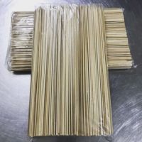 2.5mm 3mm 3.5mm 5mm Wooden BBQ Stick Custom Bamboo Skewer/ BBQ Skewers - Disposable Round Natural Bamboo Skewer