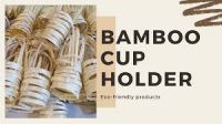 Eco-Friendly Bamboo Cup Holder - Elegant, Durable Design from Vietnam for Stylish Kitchen Organization