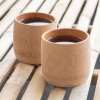 HANDCRAFTED VIETNAM BAMBOO COFFEE AND TEA CUPS - 100% ECO-FRIENDLY, REUSABLE