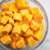 VIETNAM PRODUCE PREMIUM FROZEN MANGO CUBES - FRESHNESS FOR FRUIT SNACK 