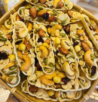 TASTY &amp; NUTRITIOUS BOAT-SHAPE CAKE / SEED &amp; DRIED FRUIT TREAT / MADE IN VIETNAM