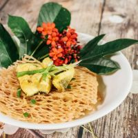 TRADITIONAL CASSAVA NOODLES / MADE FROM FRESH CASSAVA  / MADE IN VIETNAM