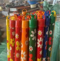 VIBRANT PATTERNED BROOM HANDLE / FOR A POP OF STYLE / MADE IN VIETNAM