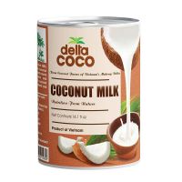 ORGANIC CANNED COCONUT MILK / PURE AND DELICIOUS / MADE IN VIETNAM