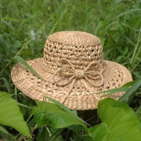 WATER HYACINTH STRAW HAT / SUSTAINABLE AND STYLISH / MADE IN VIETNAM