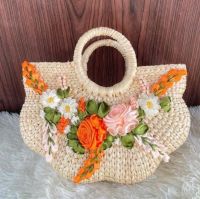 NATURAL WATER HYACINTH BAG / ECO-FRIENDLY & HANDWOVEN / MADE IN VIETNAM