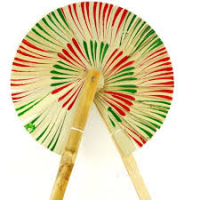 ECO-FRIENDLY BAMBOO FAN / ROUND SHAPE, NATURAL COOL / MADE IN VIETNAM