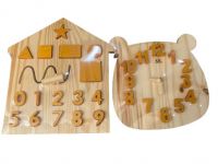 HANDMADE WOODEN ABC LETTERS / EARLY LEARNING TOOL / MADE IN VIETNAM