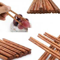 ECO-FRIENDLY COCONUT CHOPSTICKS / PERFECT FOR EVERYDAY USE / MADE IN VIETNAM