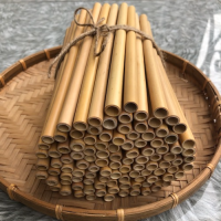 HANDCRAFTED BAMBOO STRAWS / HIGH-QUALITY & MULTI-USE / AFFORDABLE BULK PRICES AVAILABLE / MADE IN VIETNAM 