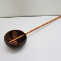 COCONUT SHELL WATER SCOOP / ORGANIC AND DURABLE / MADE IN VIETNAM