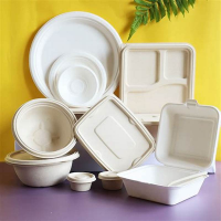 ORGANIC BAGASSE FOOD BOXES / LIGHTWEIGHT & DISPOSABLE / BULK SUPPLY AT AFFORDABLE PRICES / MADE IN VIETNAM