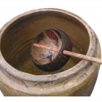 NATURAL COCONUT WATER SCOOP / HANDCRAFTED FROM COCONUT SHELLS / MADE IN VIETNAM